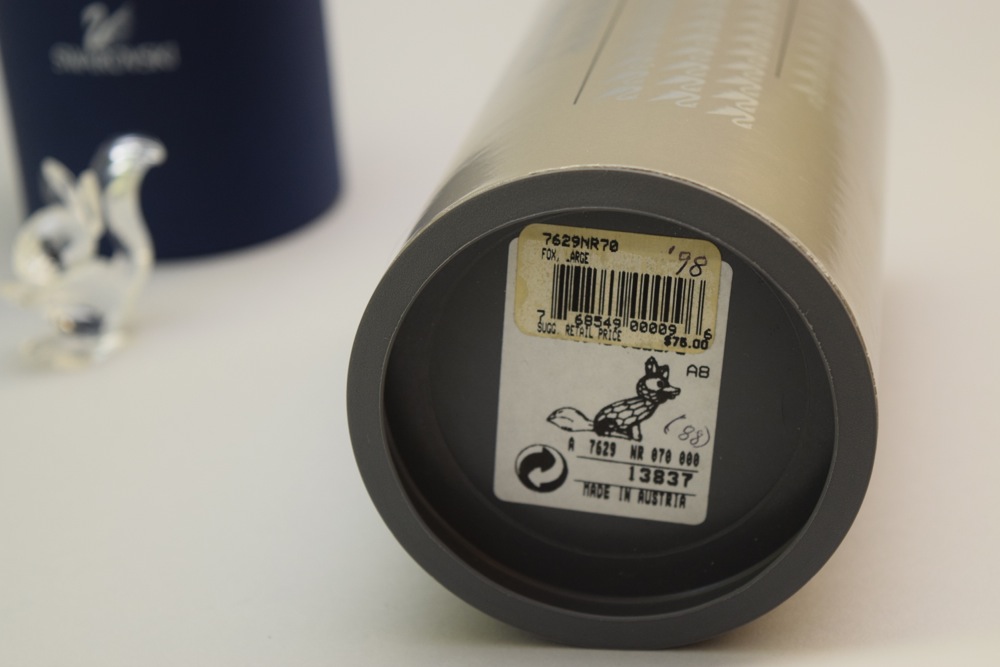 Swarovski Figurines, Including Fox, Squirrel and Mice