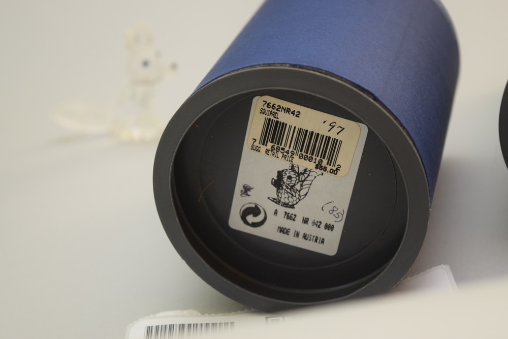 Swarovski Figurines, Including Fox, Squirrel and Mice