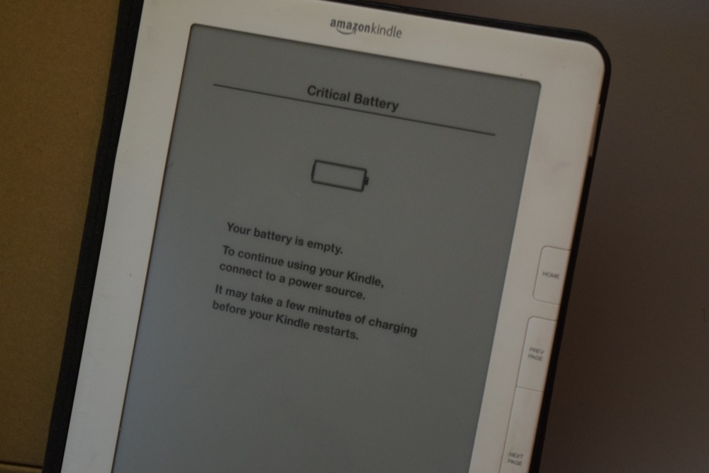 Amazon Kindle and Sony Handicam