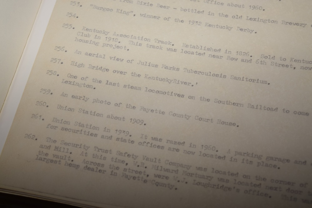 Collection of Original Historical Lexington KY Photographs