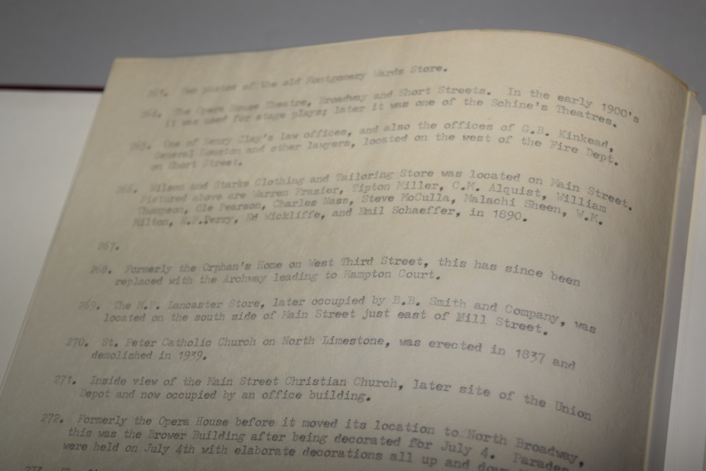 Collection of Original Historical Lexington KY Photographs