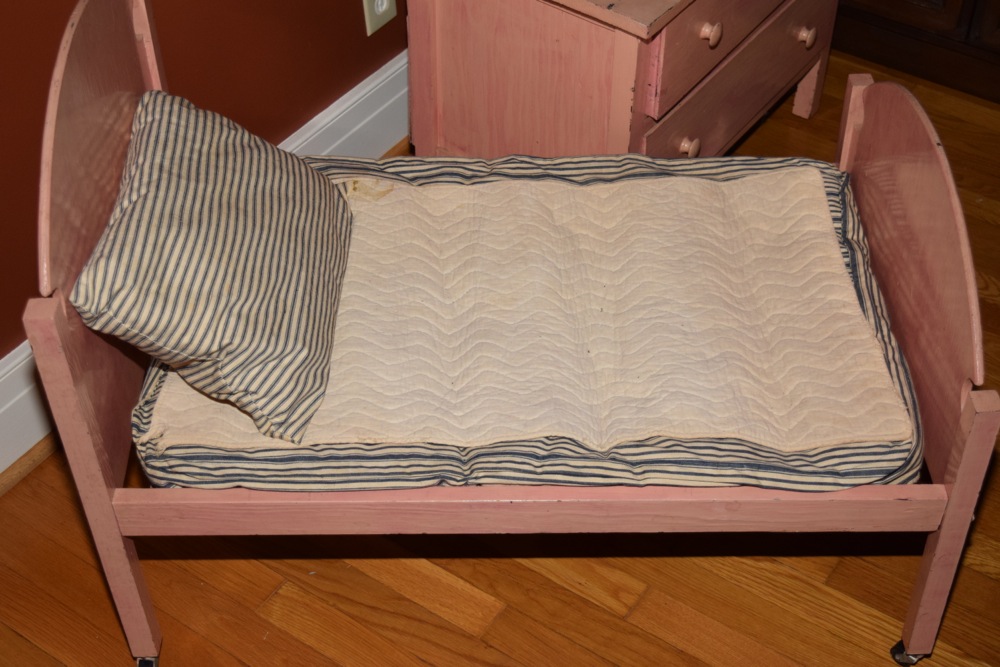 Set of Midcentury Handmade Doll Furniture