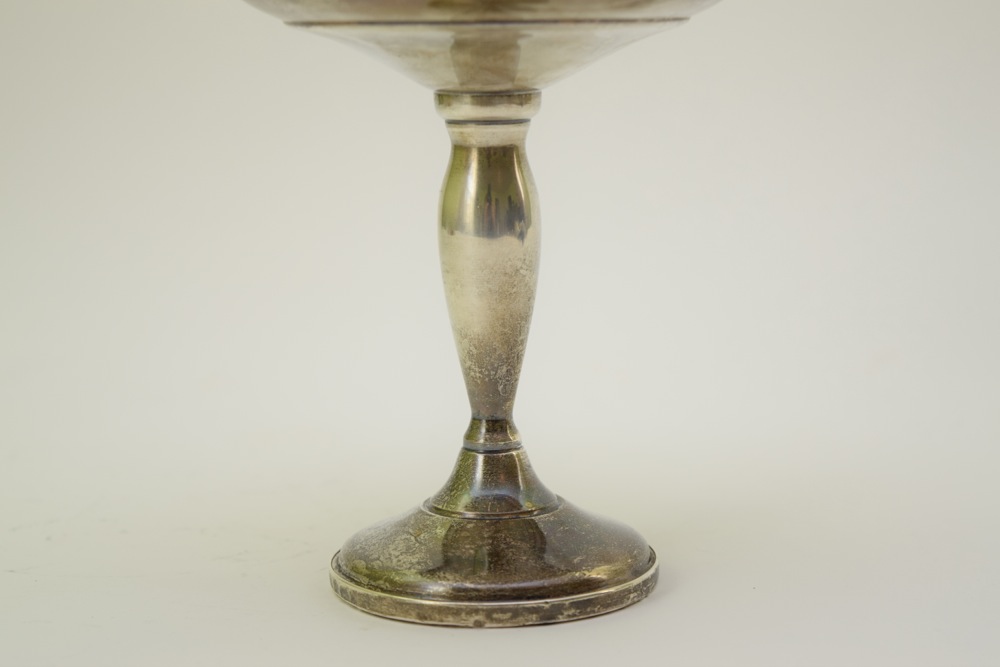Fisher Weighted Sterling Footed Compote