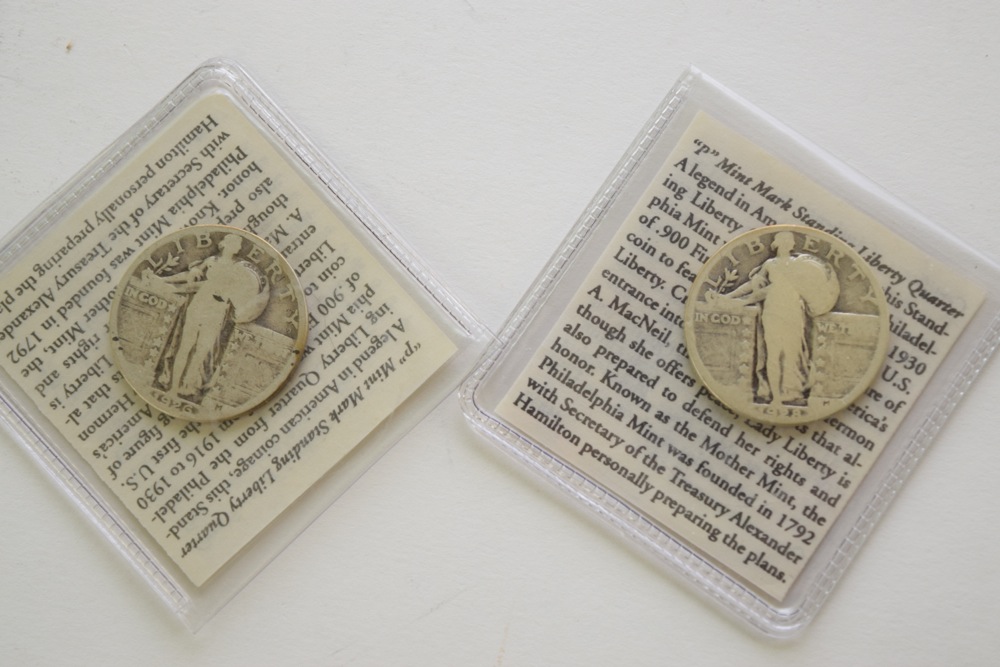 Trio of Standing Liberty Quarters