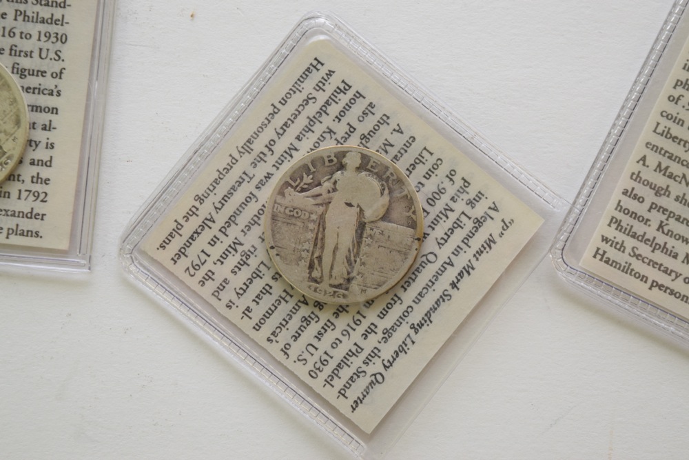 Trio of Standing Liberty Quarters