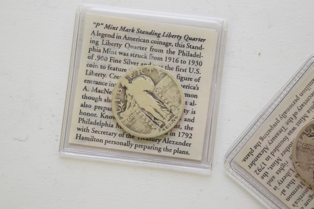 Trio of Standing Liberty Quarters