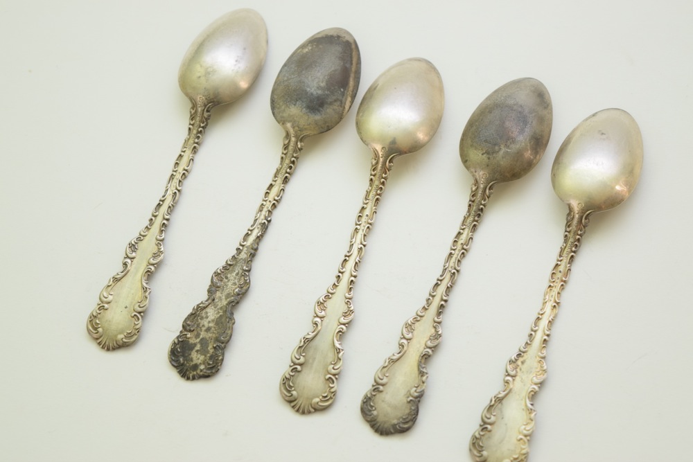 Whiting Manufacturing Co. Sterling Teaspoons