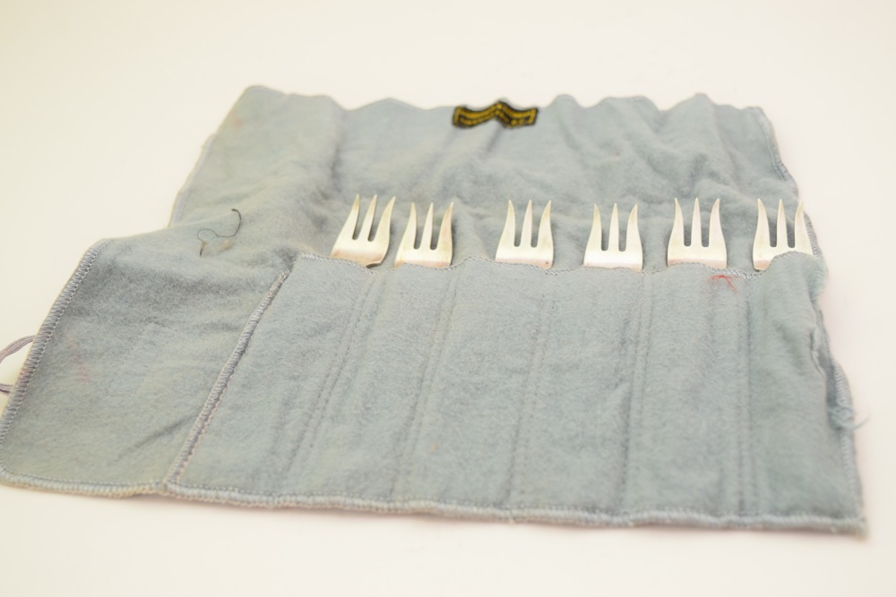 Antique Sterling Oyster Forks