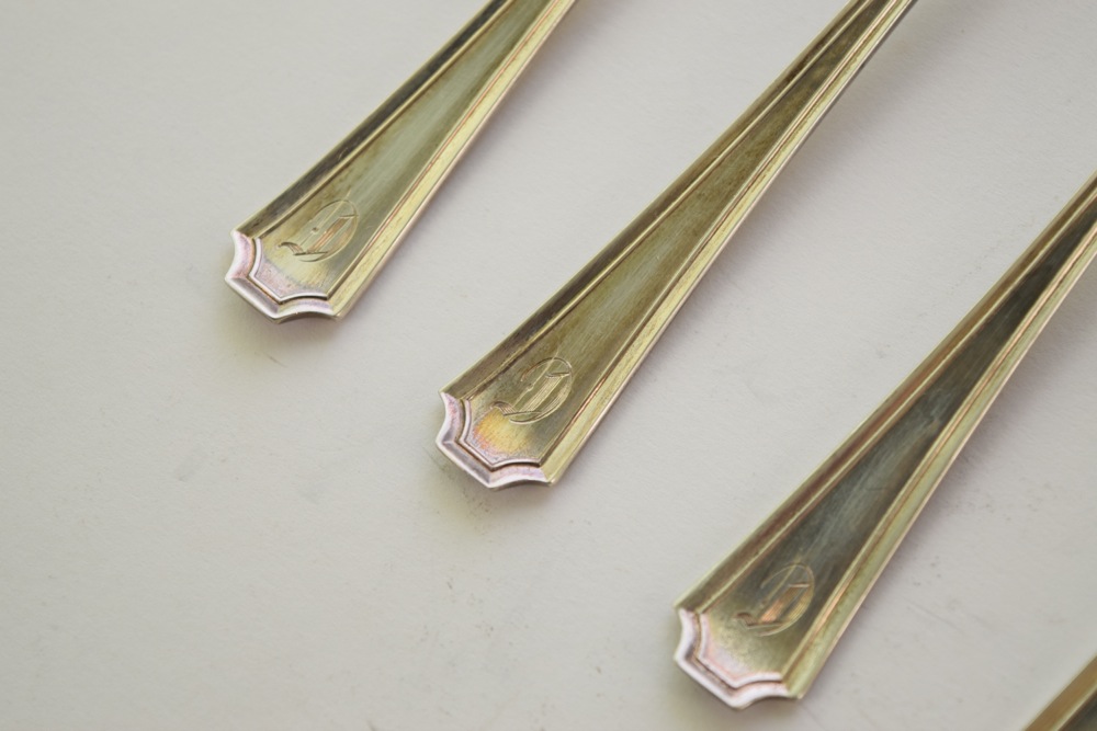 Antique Sterling Oyster Forks