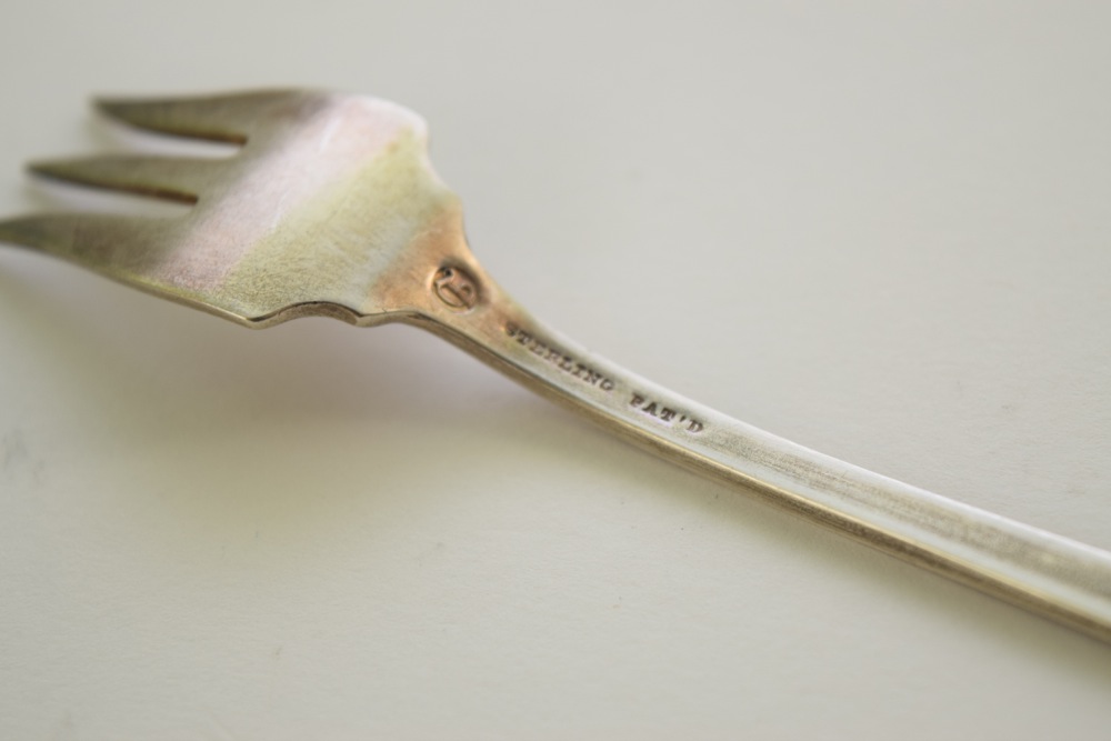 Antique Sterling Oyster Forks
