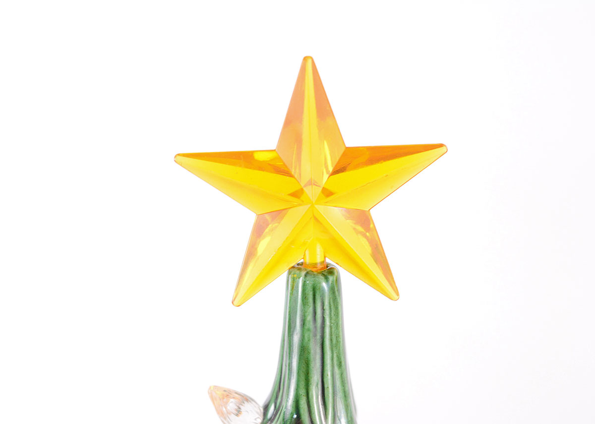 Vintage Atlantic Ceramic Mold Light-Up Christmas Tree