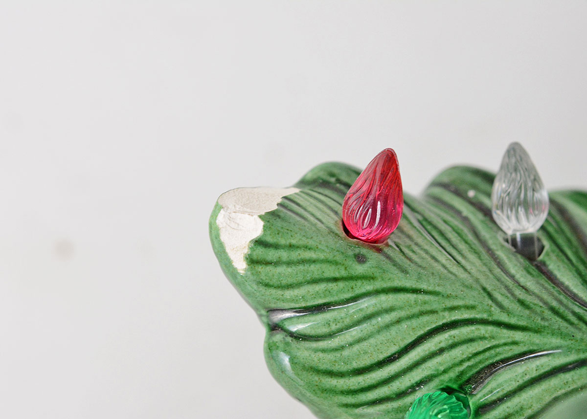 Vintage Atlantic Ceramic Mold Light-Up Christmas Tree