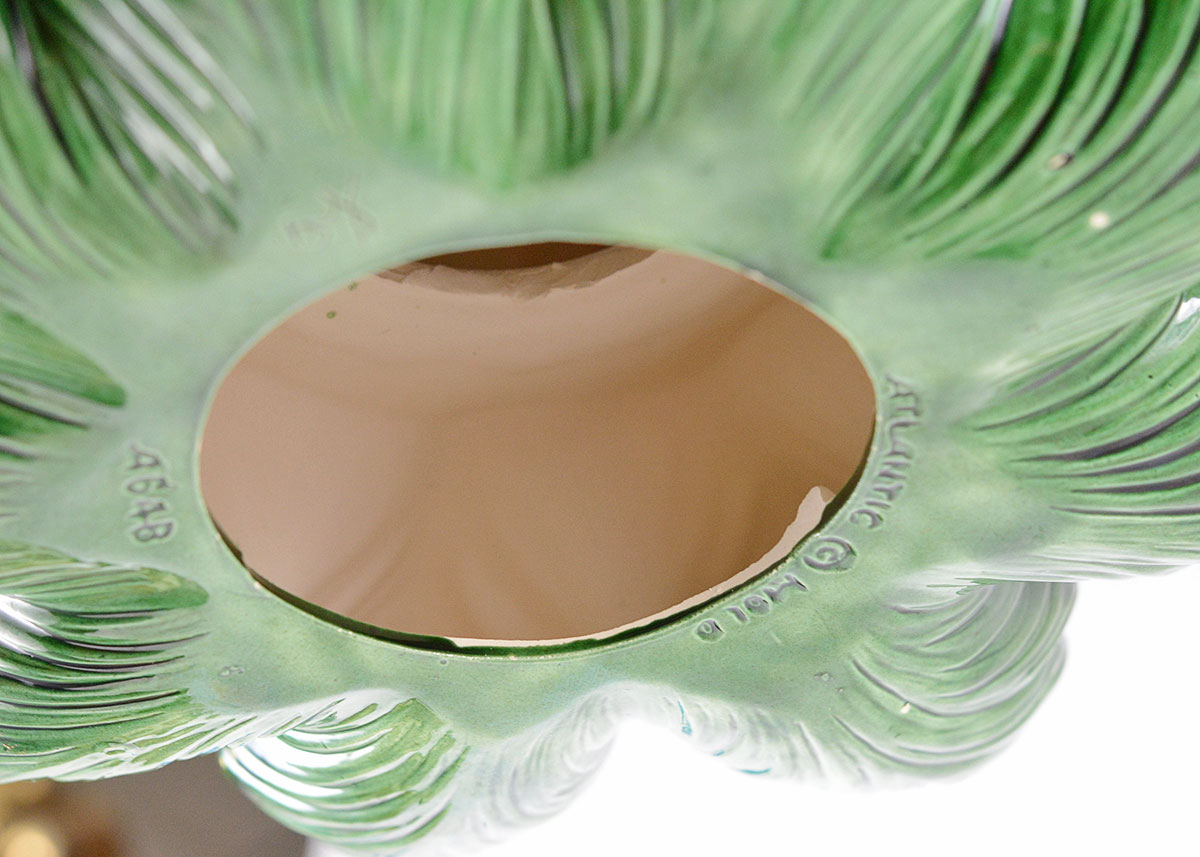 Vintage Atlantic Ceramic Mold Light-Up Christmas Tree