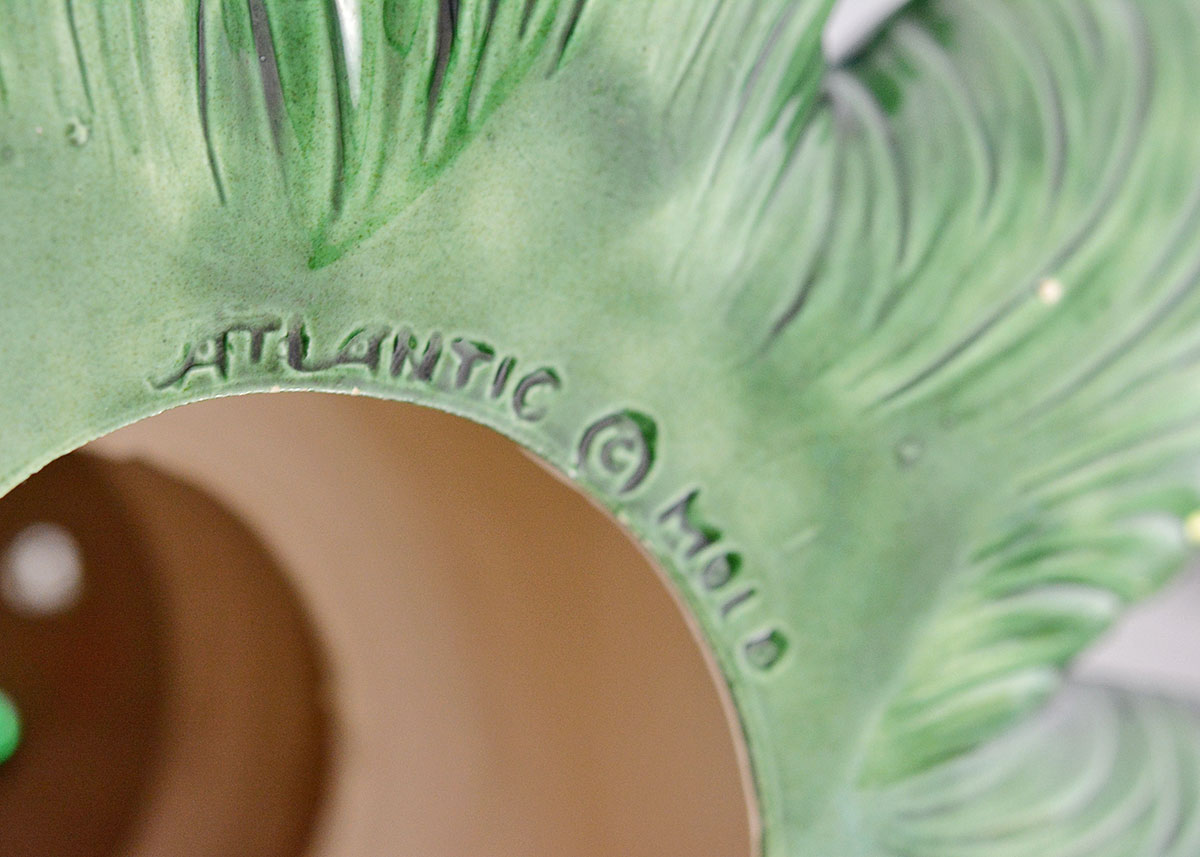 Vintage Atlantic Ceramic Mold Light-Up Christmas Tree