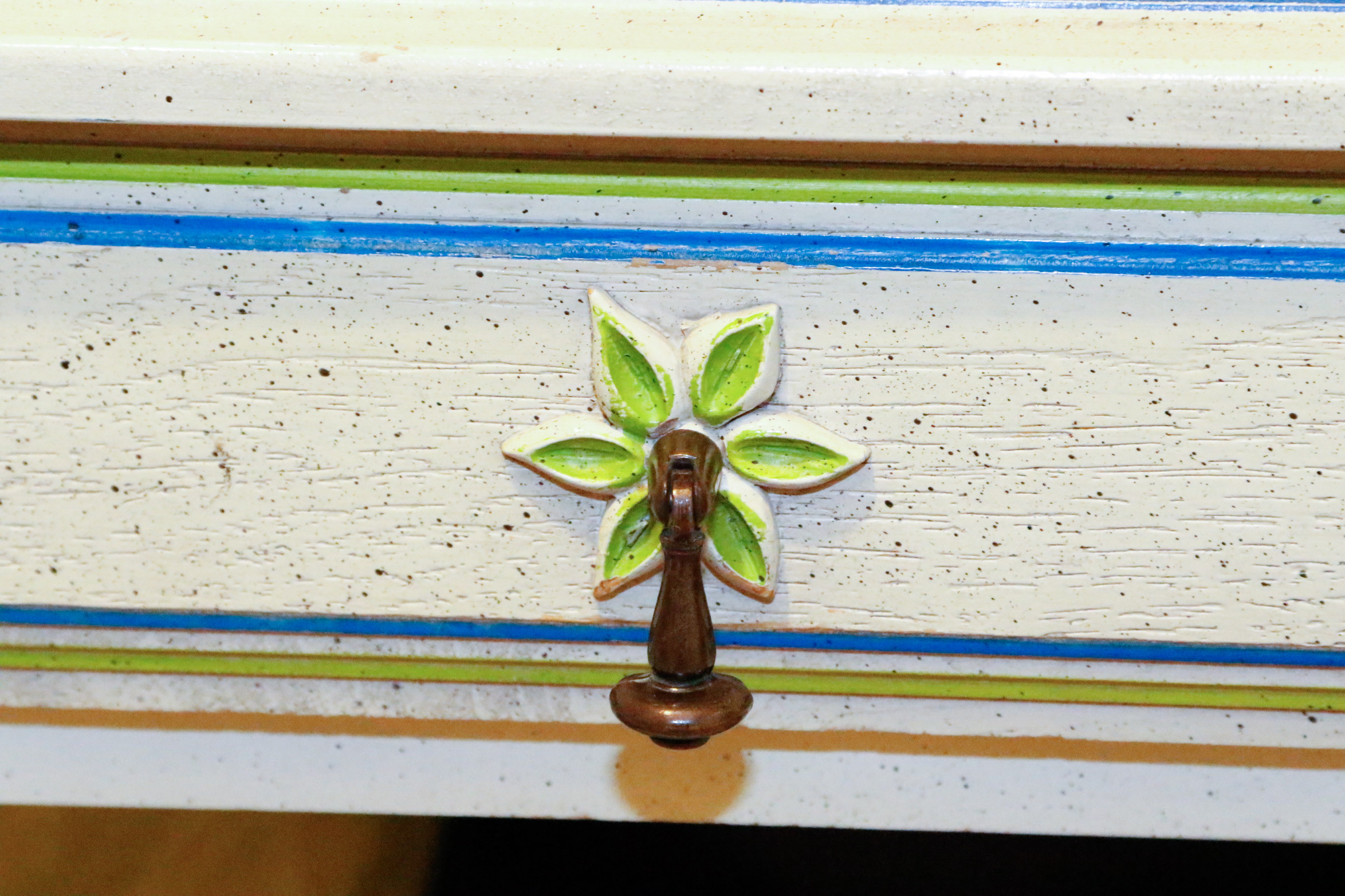 Vintage Stanley Bed Frame with Matching Nightstands