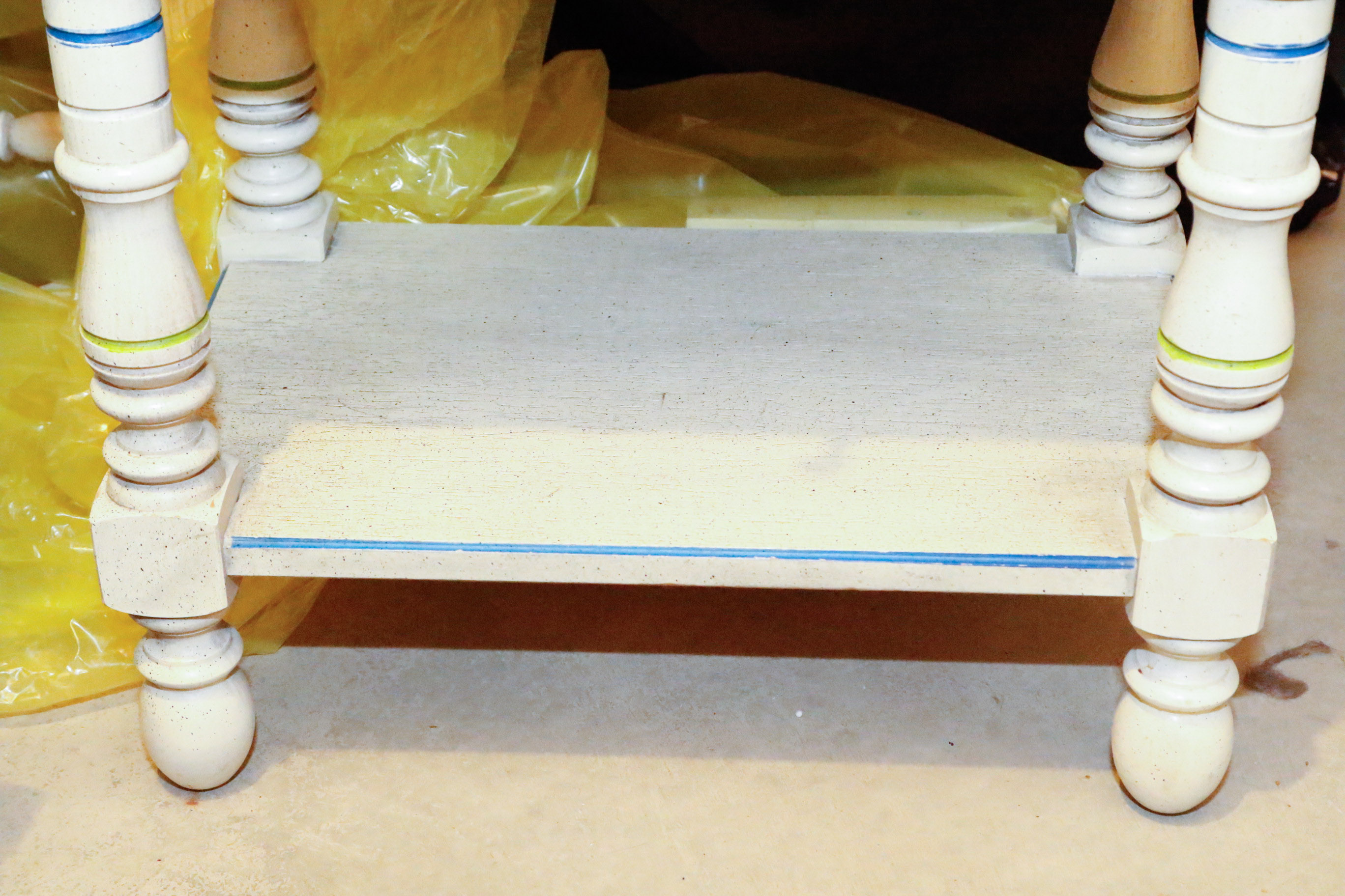 Vintage Stanley Bed Frame with Matching Nightstands