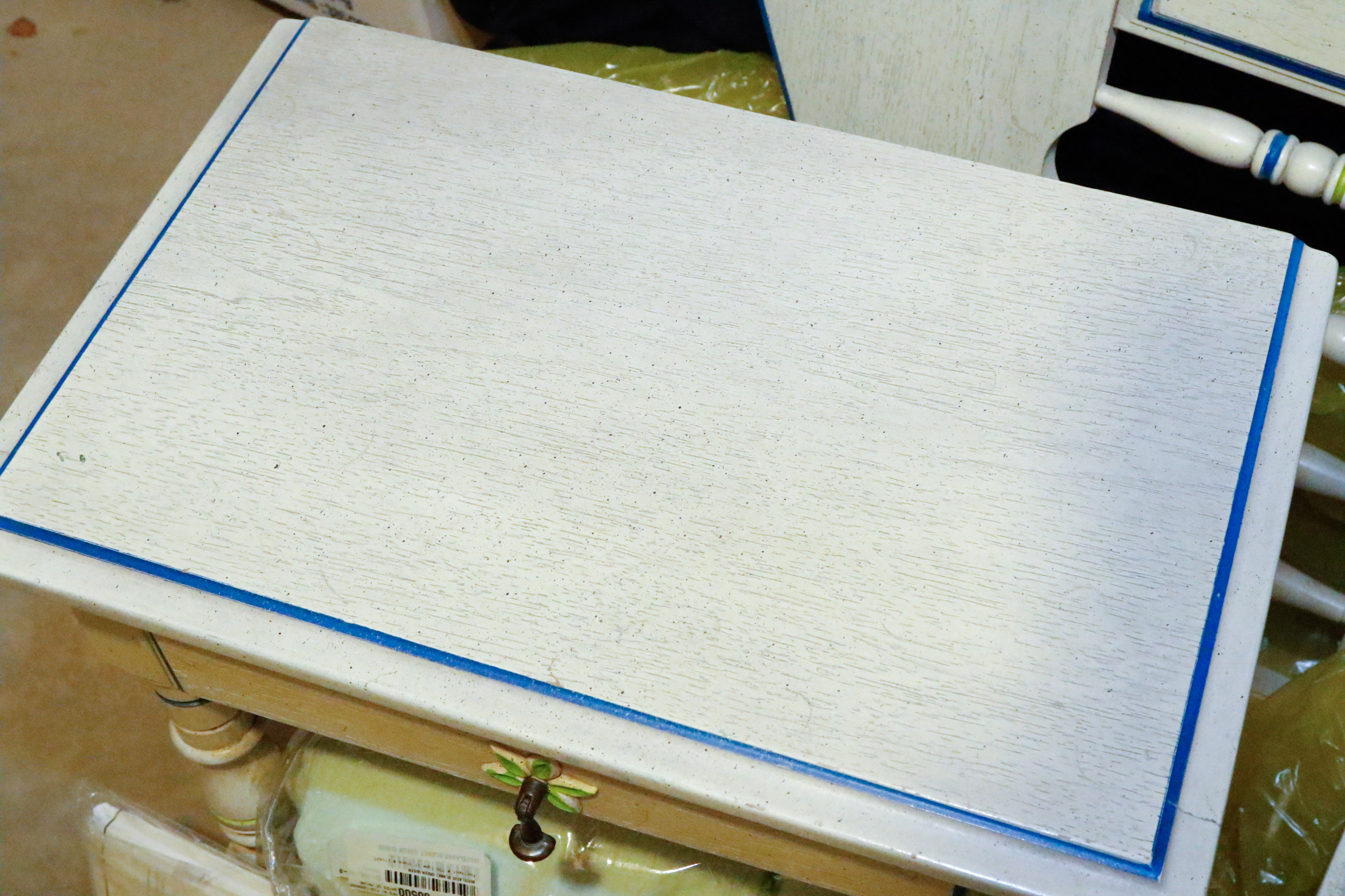 Vintage Stanley Bed Frame with Matching Nightstands