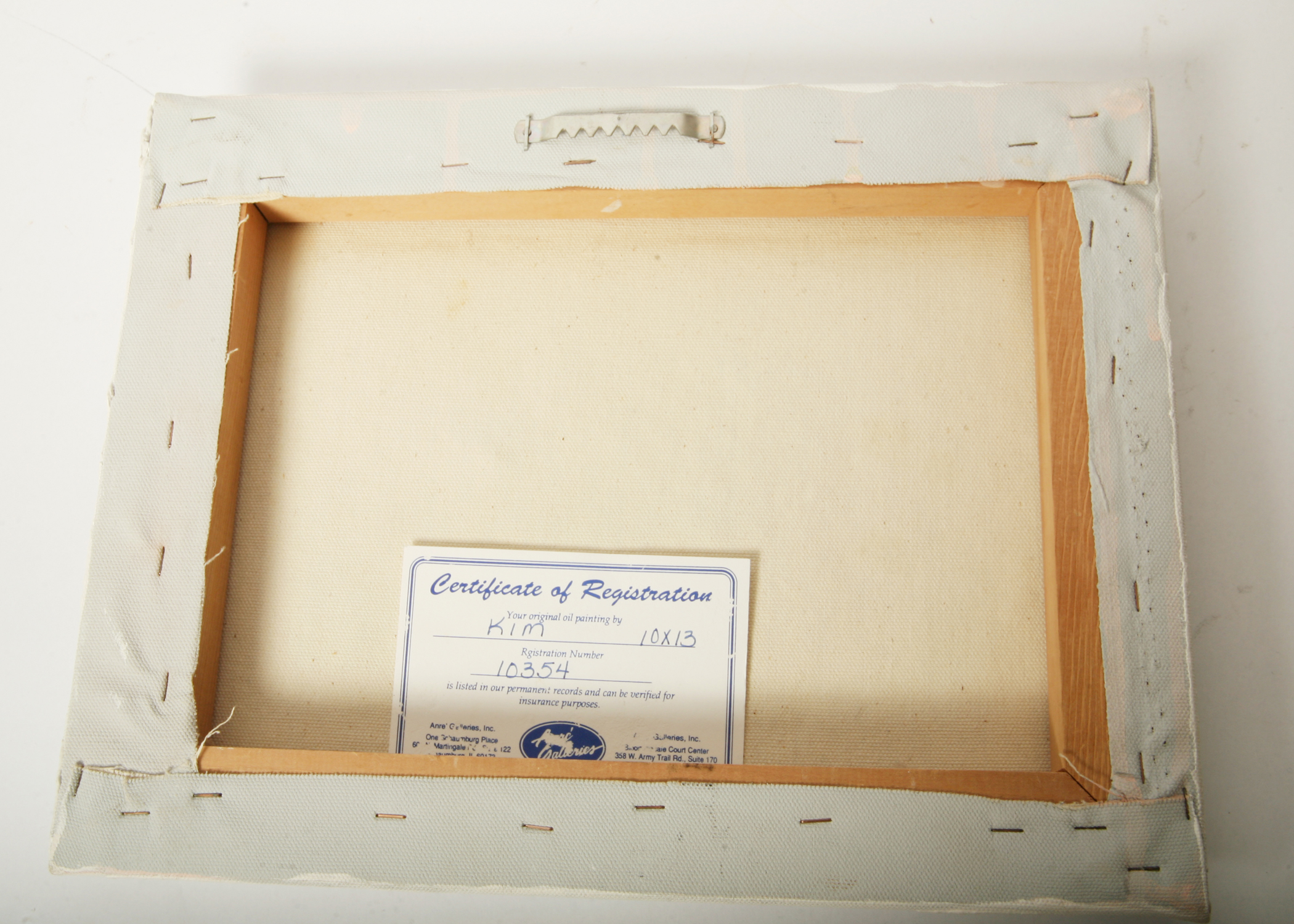 Signed Carol Kim Mixed Media Art on Canvas