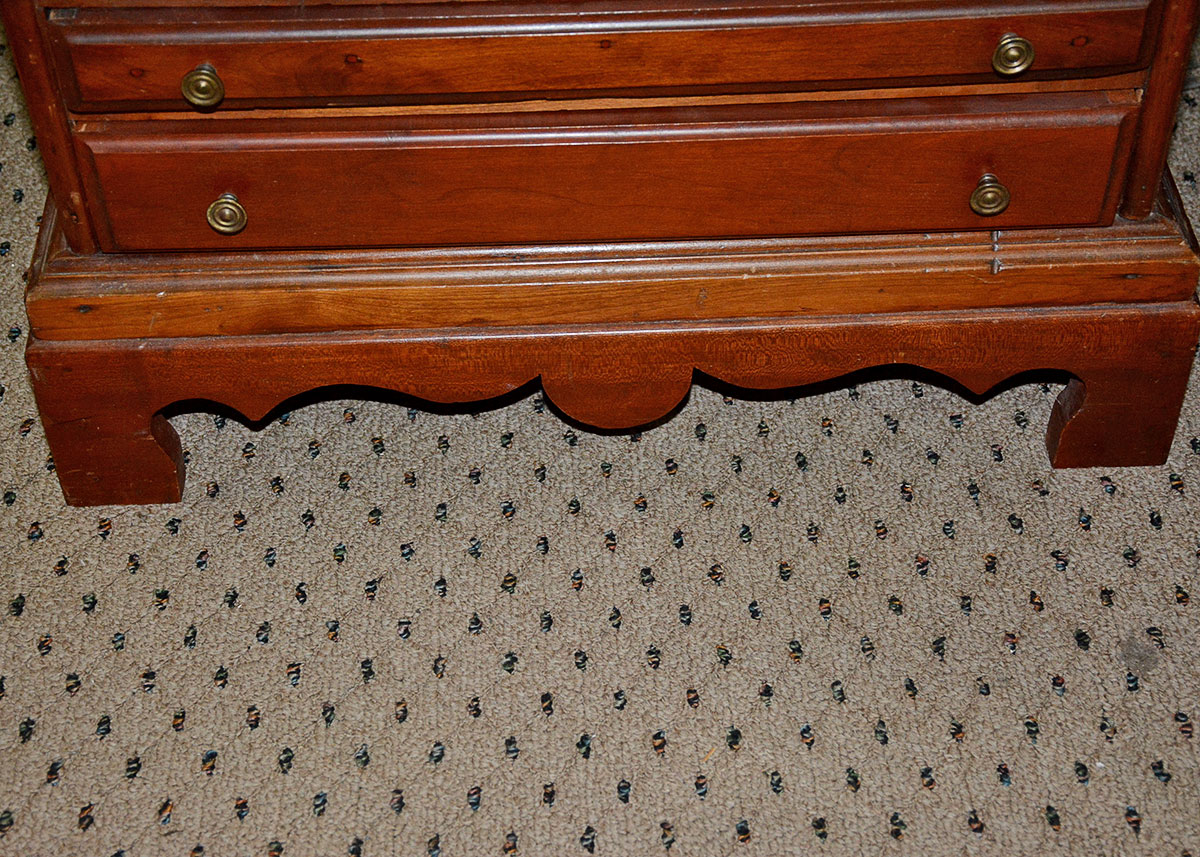 Antique Belding Bros. & Co. Thread Spool Display Cabinet