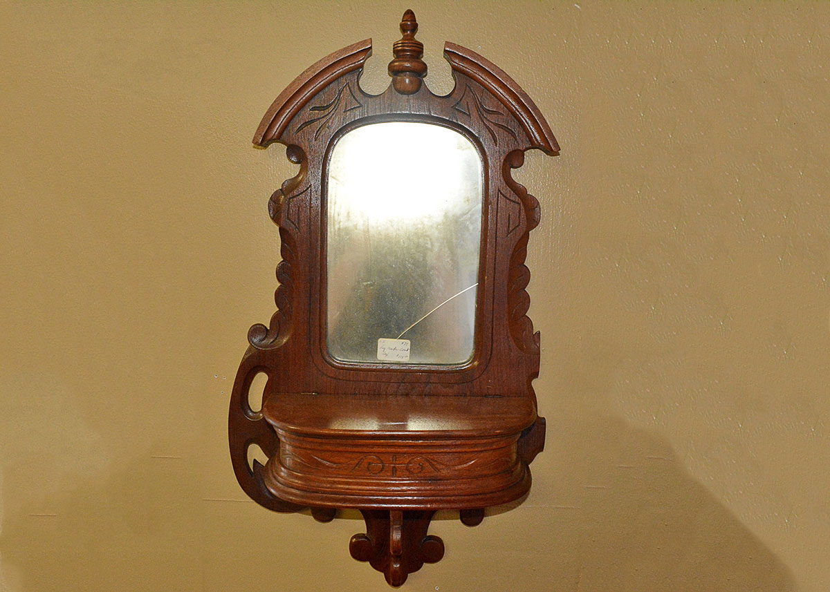 Antique Eastlake Victorian Style Shaving Mirror