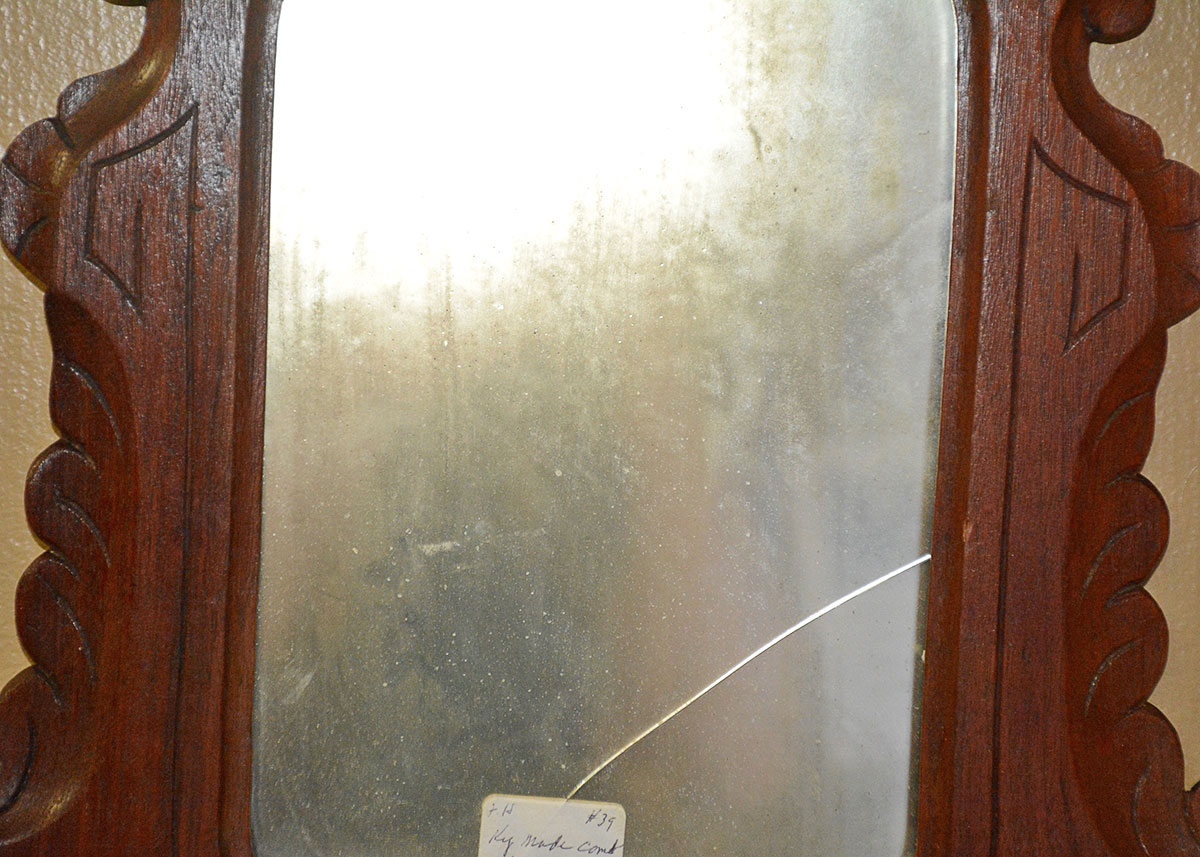 Antique Eastlake Victorian Style Shaving Mirror