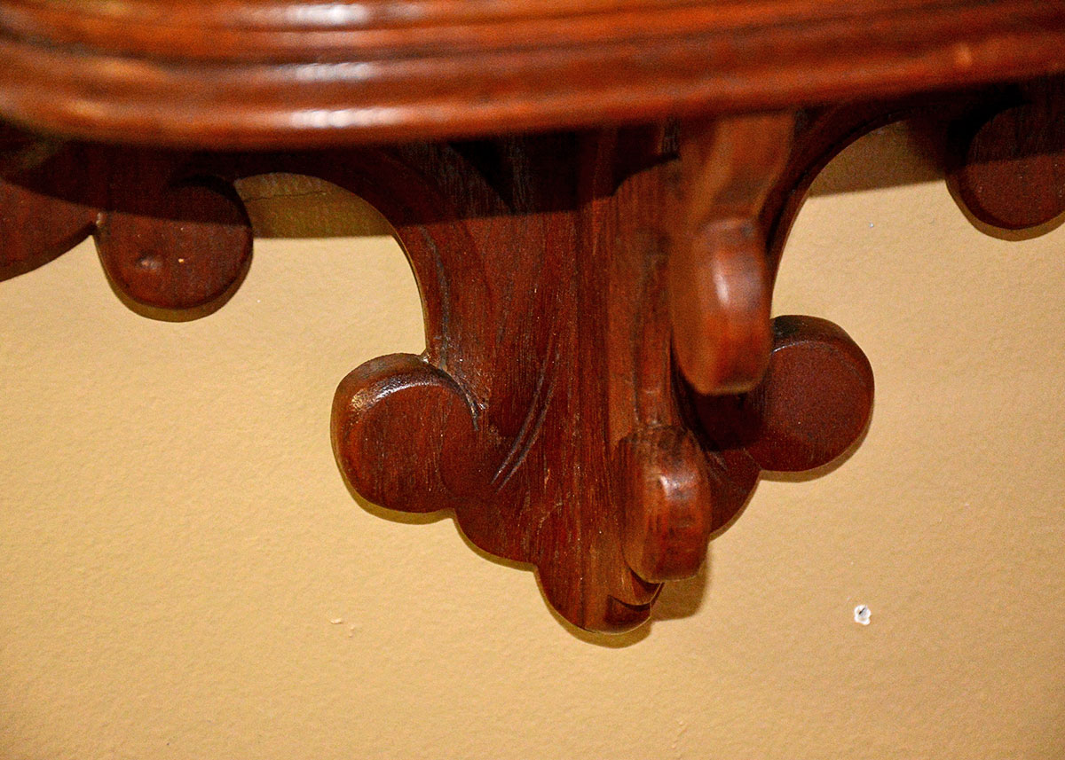 Antique Eastlake Victorian Style Shaving Mirror