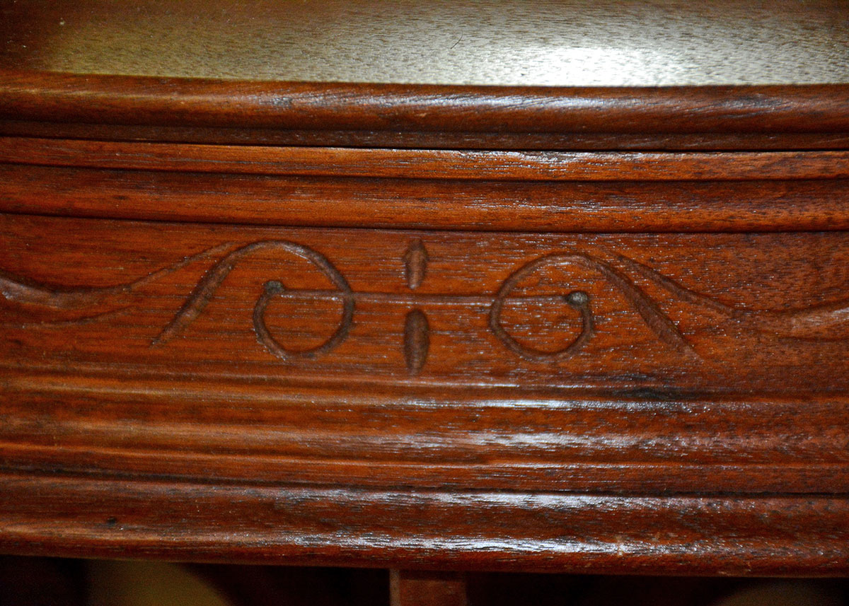 Antique Eastlake Victorian Style Shaving Mirror