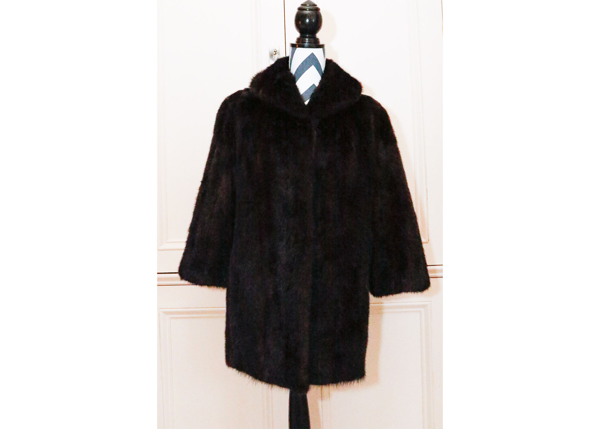 Half-Length Ranch Mink Fur Coat