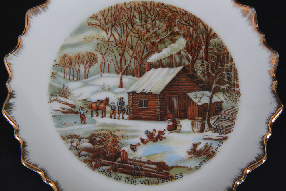 Decorative Currier and Ives Plates