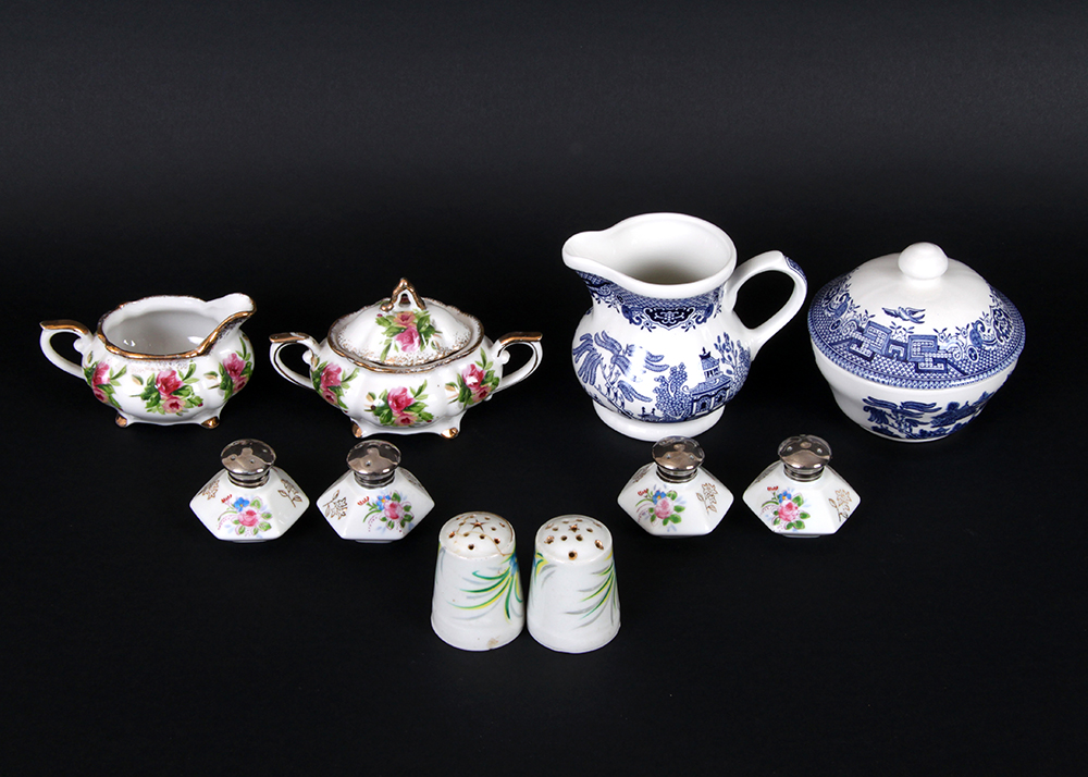 Assortment of Asian Inspired Porcelain Tableware