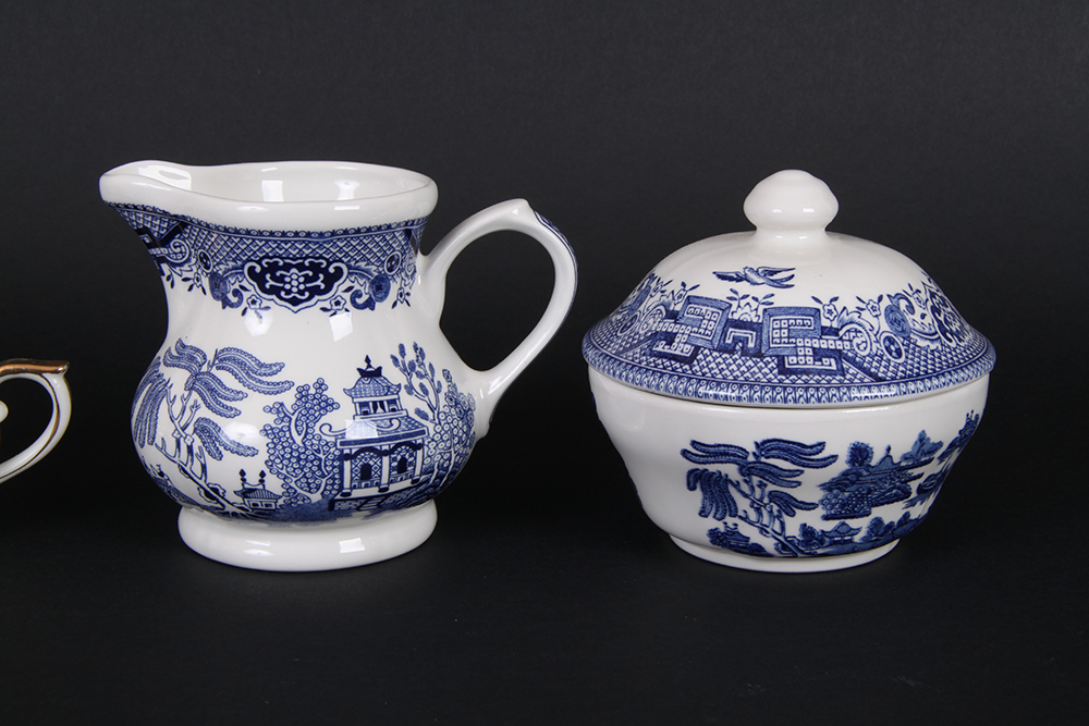 Assortment of Asian Inspired Porcelain Tableware