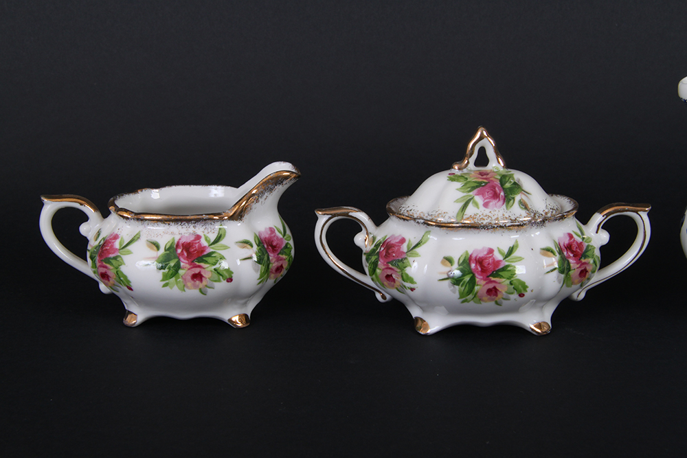 Assortment of Asian Inspired Porcelain Tableware