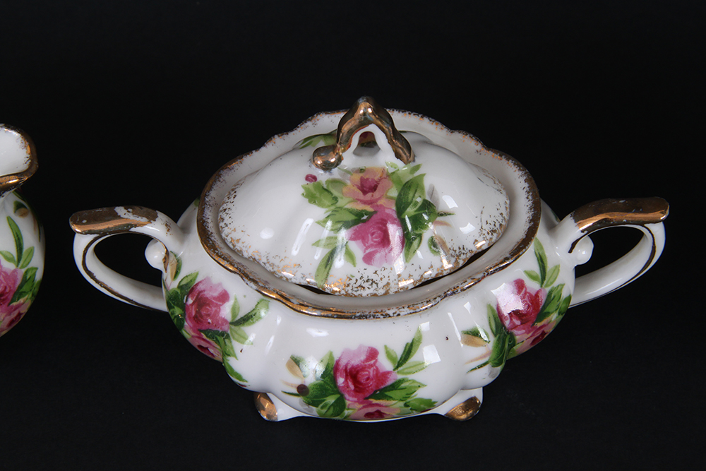 Assortment of Asian Inspired Porcelain Tableware