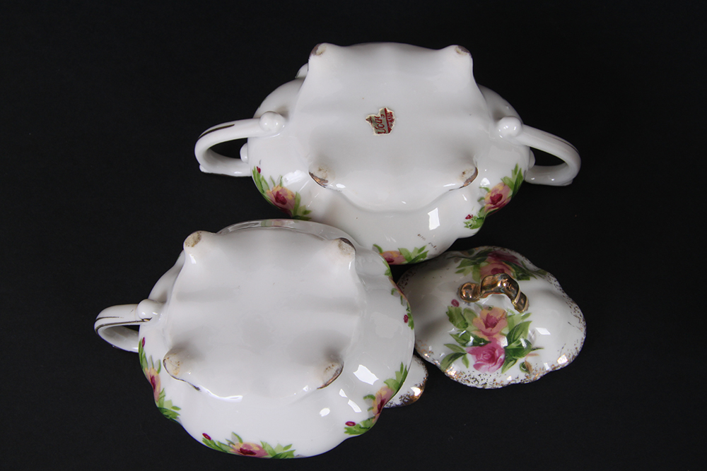 Assortment of Asian Inspired Porcelain Tableware