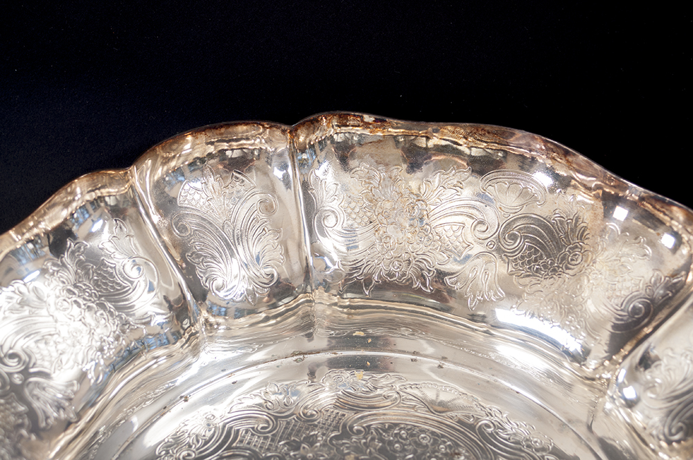 Barker Ellis Silver Plate Bowl