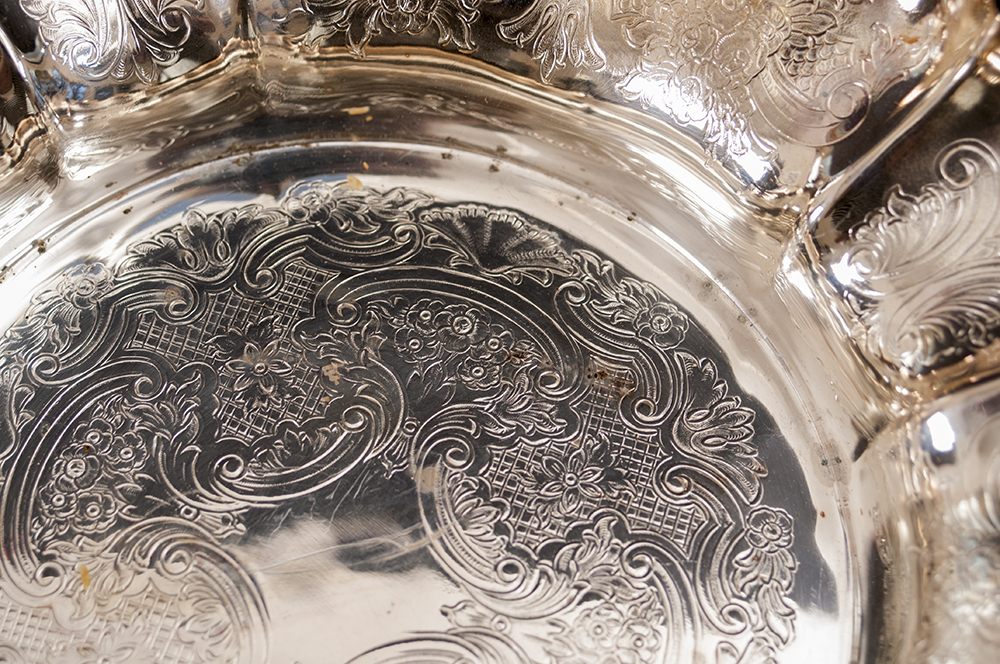 Barker Ellis Silver Plate Bowl