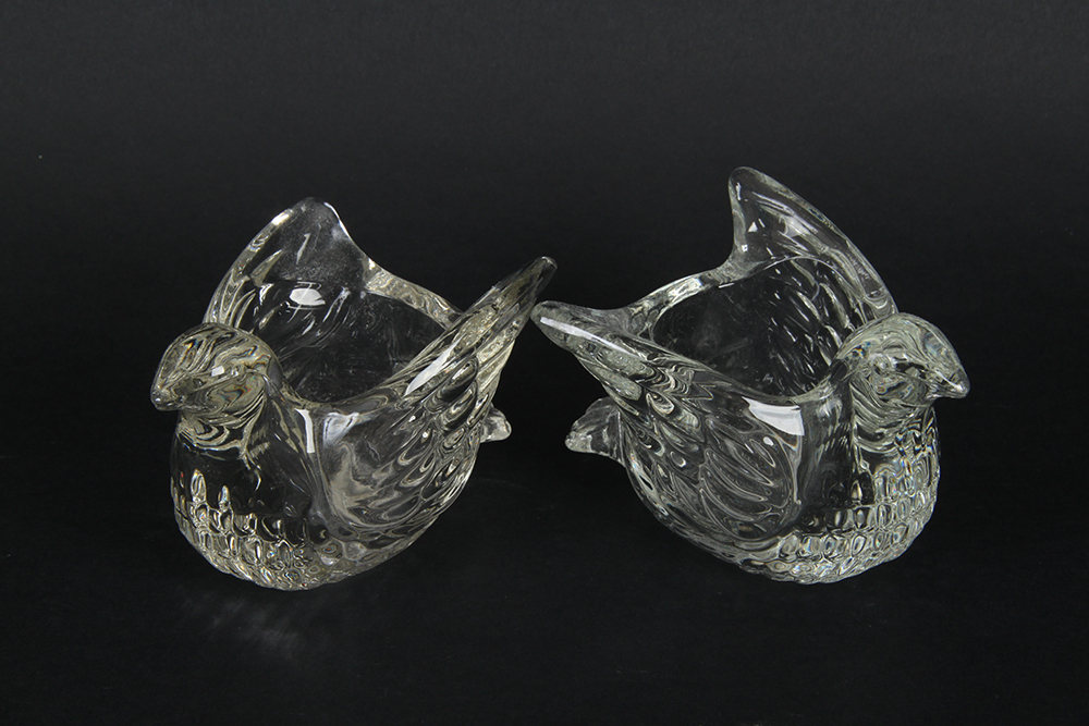 Pressed and Cut Glass Bowls