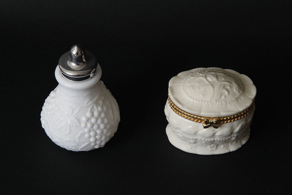 Selection of White Glassware