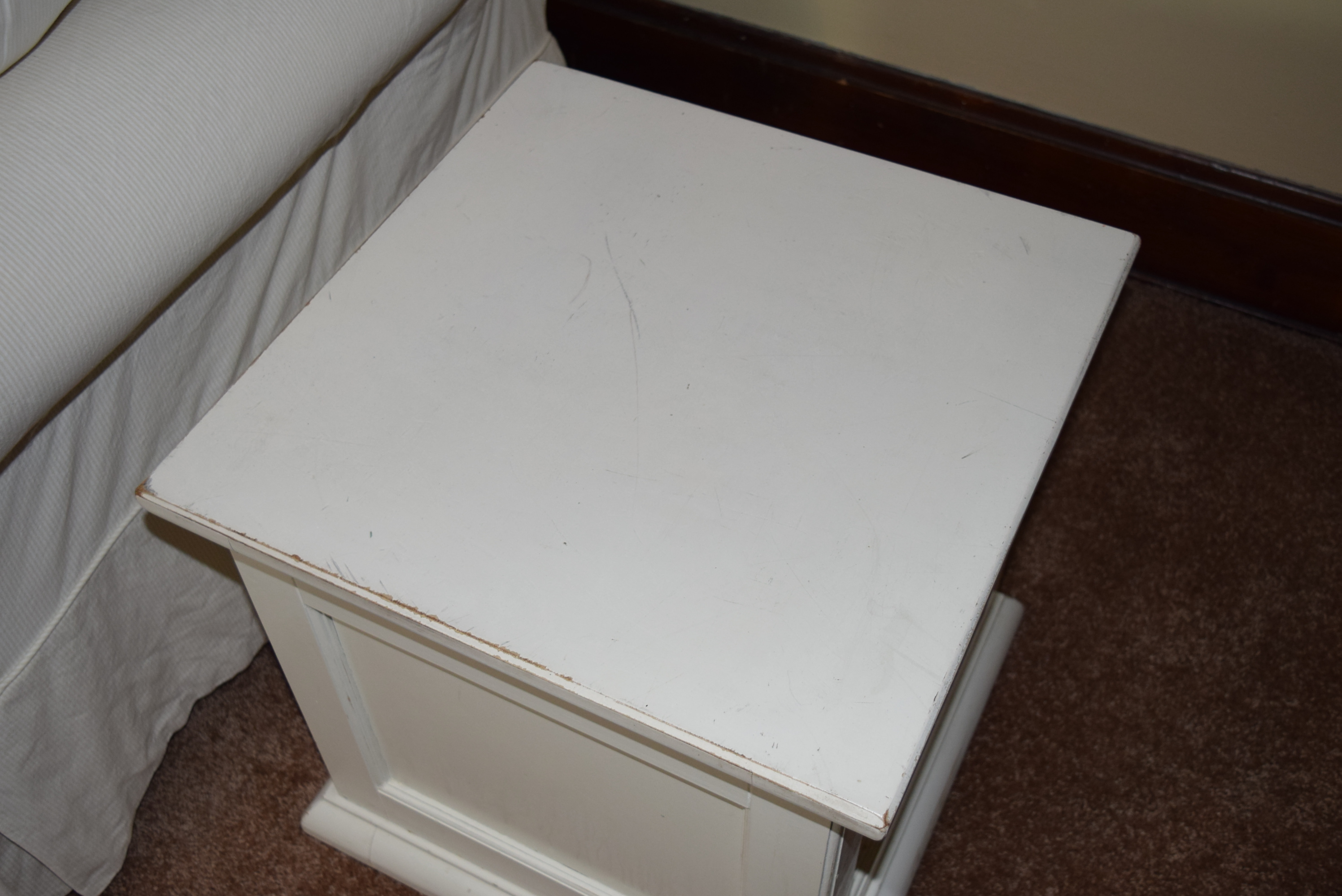 Pottery Barn 'Bailey' Cube Storage Table #1