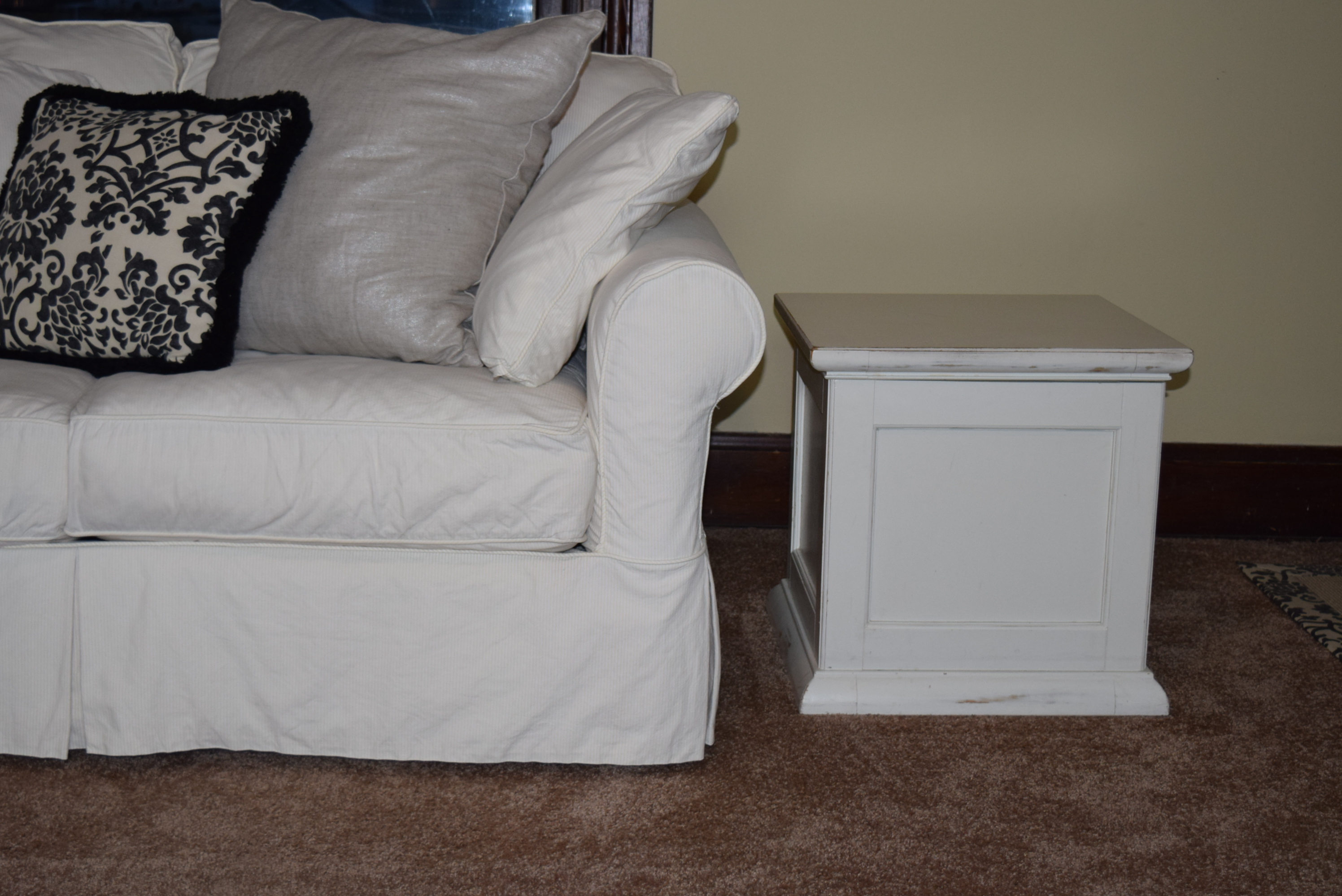 Pottery Barn 'Bailey' Cube Storage Table #1