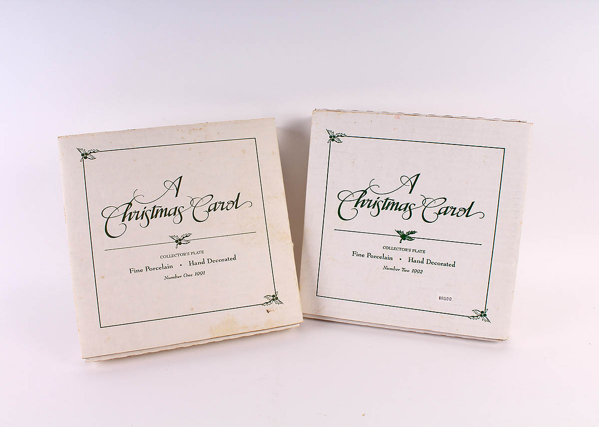 Department 56 A Christmas Carol Decorative Porcelain Plates