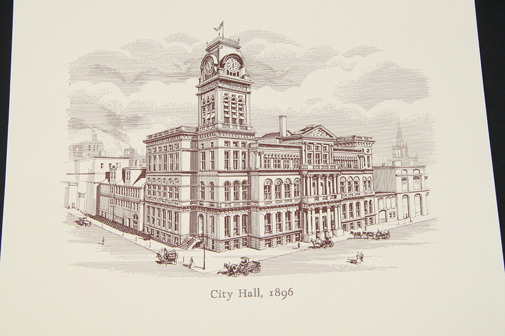 Lithograph Prints of Louisville Landmarks