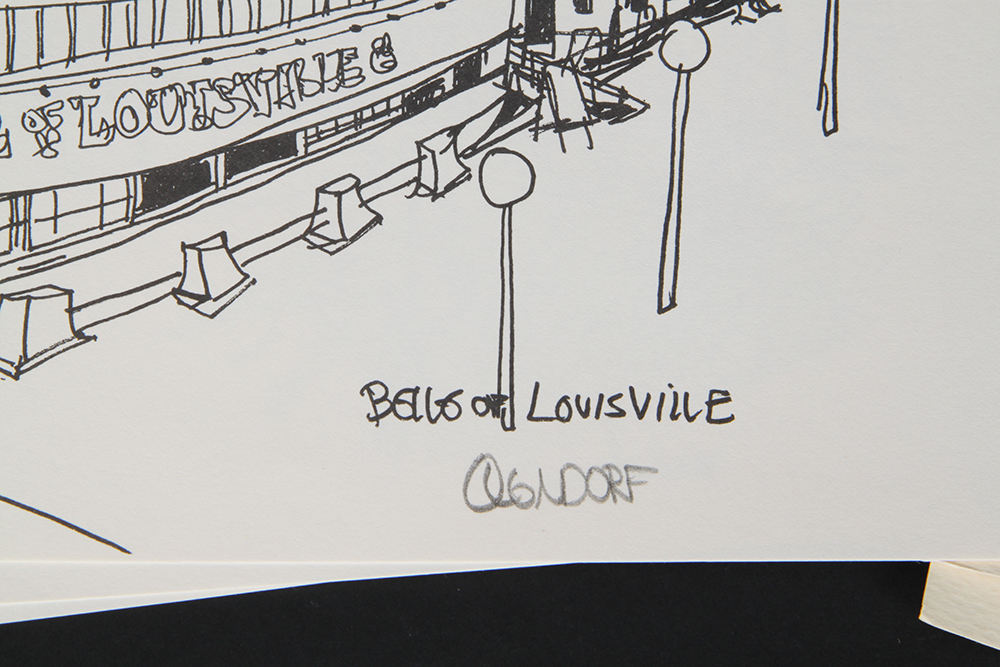 Lithograph Prints of Louisville Landmarks