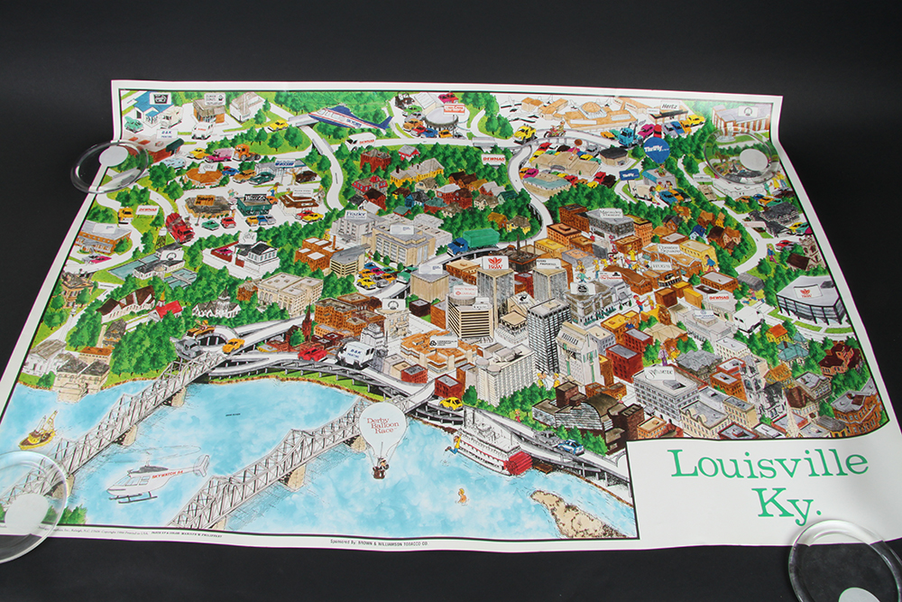 Lithograph Prints of Louisville Landmarks