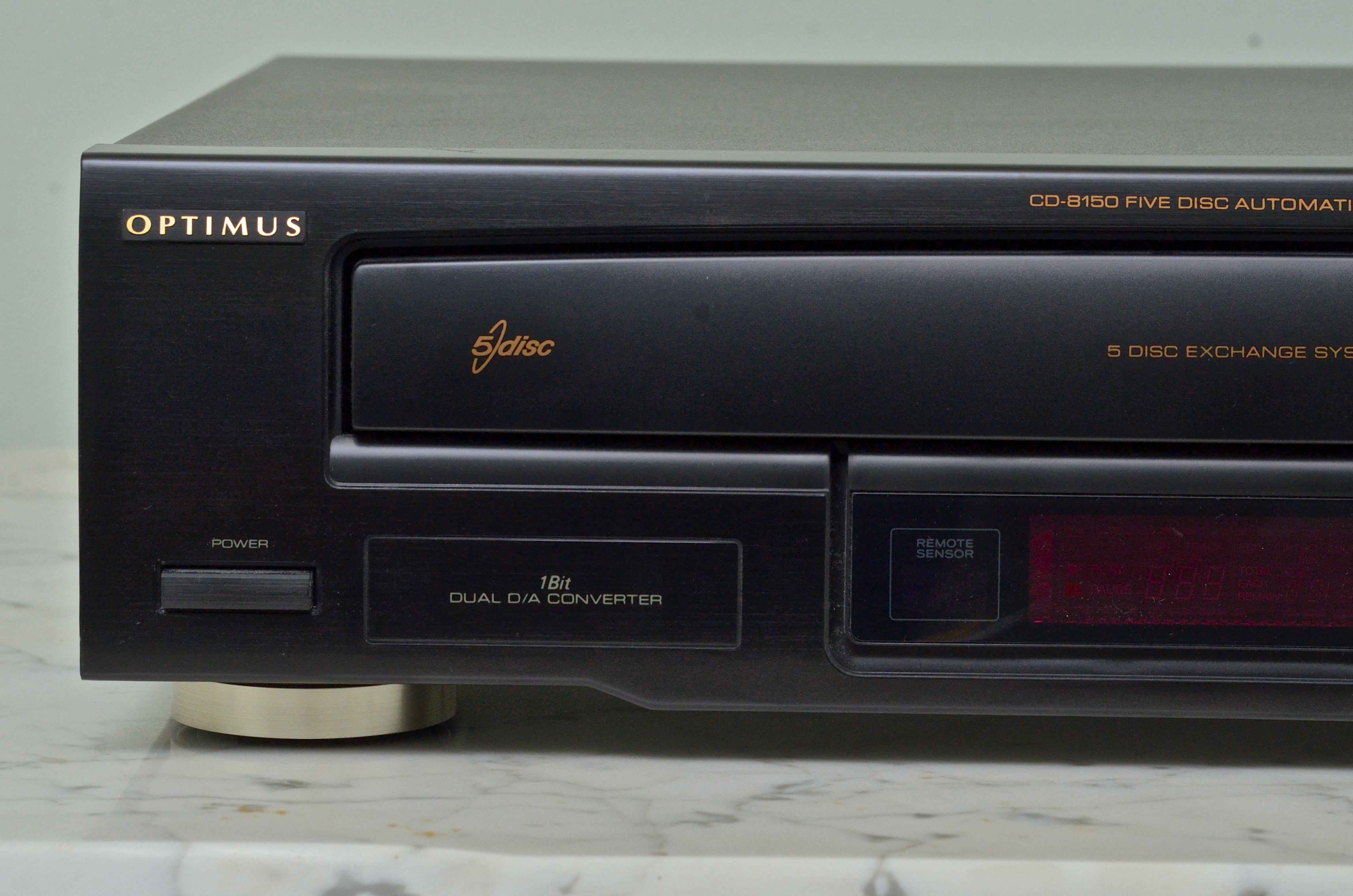 Optimus Five Disc Audio Player