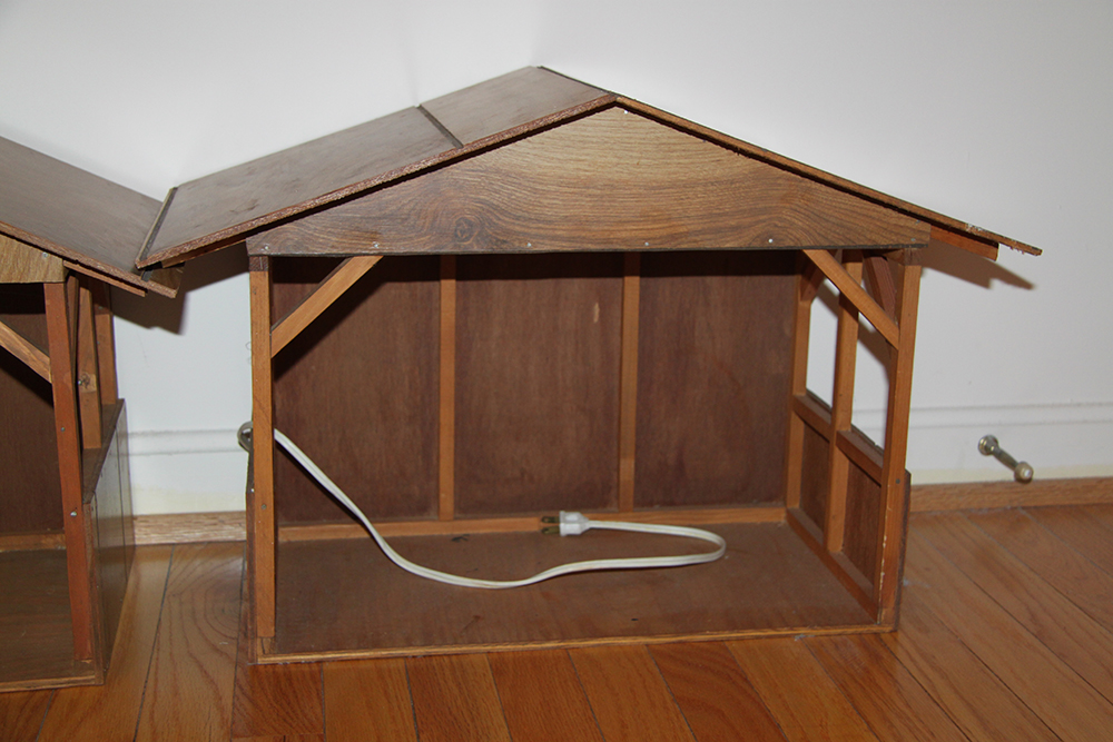 Pair of Nativity Scene Stables