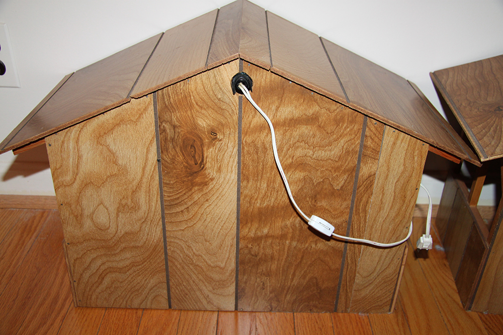 Pair of Nativity Scene Stables