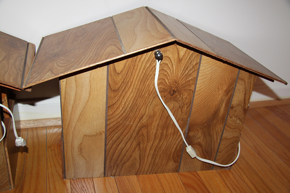 Pair of Nativity Scene Stables