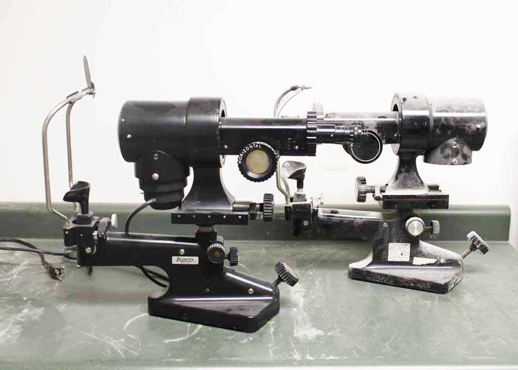 Vintage Pair of Optometrist Keratometers