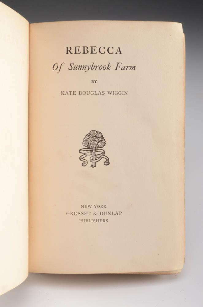 1903 "Rebecca of Sunnybrook Farm" First Edition